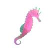 Silicone Glowing Seahorse Model for Aquarium and Pond - Pink Shine Effect view 2