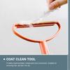 4-Piece Plastic Lint and Pet Hair Remover, Manual Hair Catcher view 4