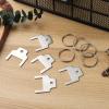770301 Iron Dispenser Keys, Silver, 5-Pack for Commercial Use view 4