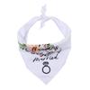 SUPVOX Dog Bib Collar White for Dogs Wedding Valentine's Day Pet Party Decor view 1