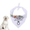 SUPVOX Dog Bib Collar White for Dogs Wedding Valentine's Day Pet Party Decor view 3
