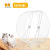Quiet Exercise Wheel for Small Pets, White, with Iron Stand view 4