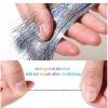 HAJHI Glitter Hair Tinsel Clip-Ins, 12 Pieces, Straight Bronze Highlights, 49 cm view 4