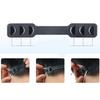 HOODANCOS 6-Pack Mask Ear Saver Hooks, Black PE view 4