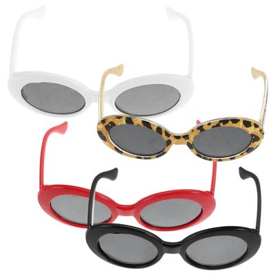 BELLIFFY 4-Pack Sunglasses for Small Dogs and Cats