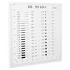 FOMIYES Portable Transparent Plastic Ruler for Crack and Line-Width Measurement view 1
