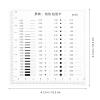 FOMIYES Portable Transparent Plastic Ruler for Crack and Line-Width Measurement view 2