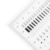 FOMIYES Portable Transparent Plastic Ruler for Crack and Line-Width Measurement view 3