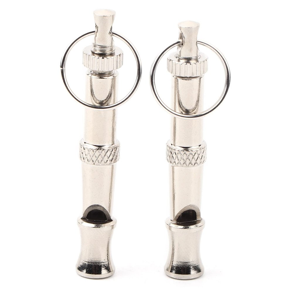 SIXRUN 2-Pack Stainless Steel Ultrasonic Whistle