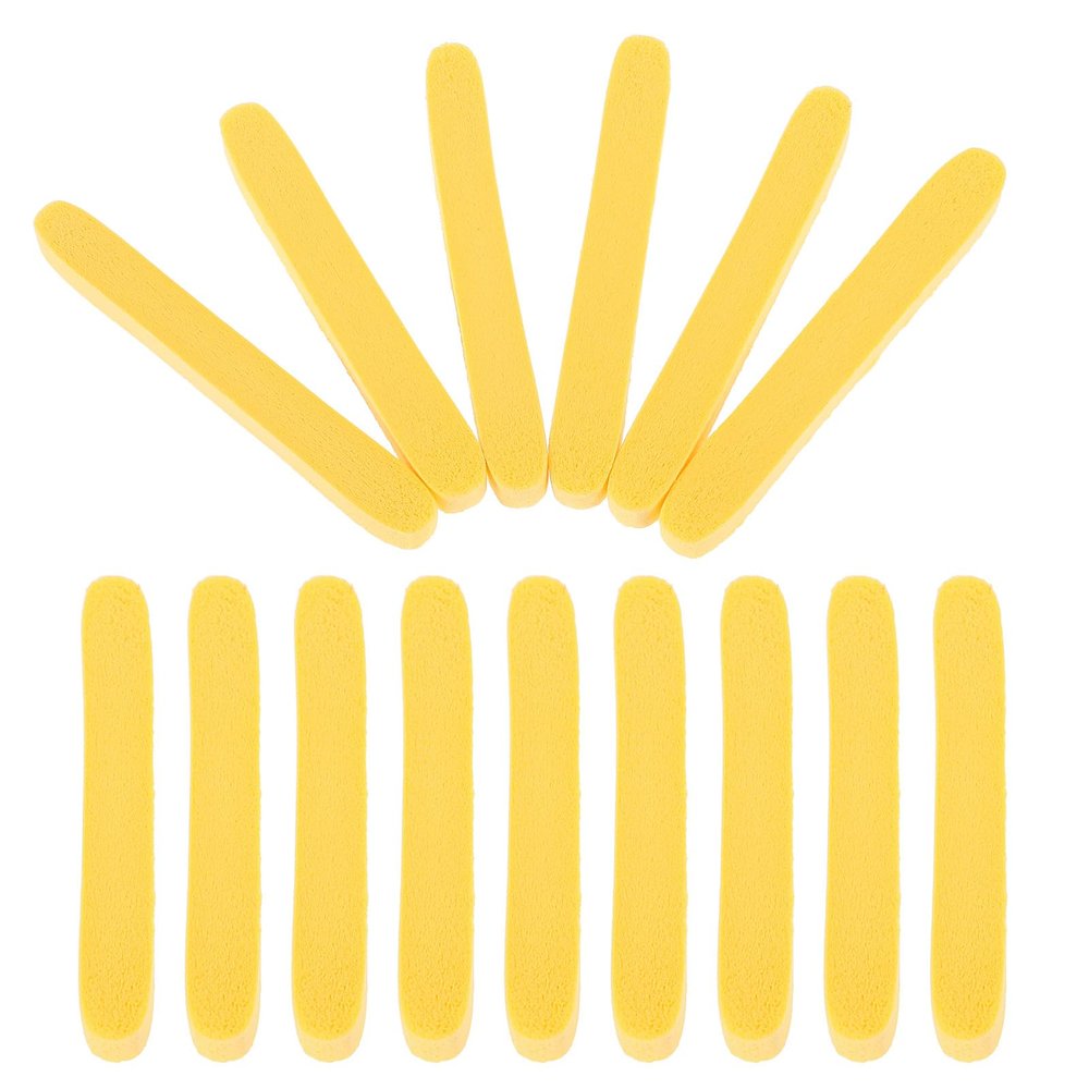 VICASKY 50-Pack Compressed Facial Sponges, Yellow PVA, Round
