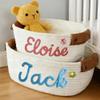 Personalized Pet Toy Basket with Name view 2