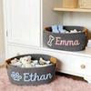 Personalized Pet Toy Basket with Name view 3