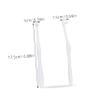 Pet Toothbrush with Round Brush Head for Dogs and Cats, White view 2