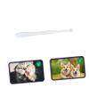 Pet Toothbrush with Round Brush Head for Dogs and Cats, White view 3