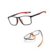Progressive Reading Glasses for Men and Women, Photochromic Blue-Light Glasses, Red, 4.0 view 1