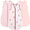 JiAmy 0.5 TOG Baby Sleep Sack, Summer, Pink Moon, 6–12 Months view 1