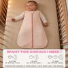 JiAmy 0.5 TOG Baby Sleep Sack, Summer, Pink Moon, 6–12 Months view 3