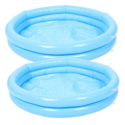 FONDOTIN Inflatable Foot Bath, 2-Piece Set with Pump, Foldable Portable Basin