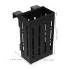 MUELODSIC Aquarium Plant Holders with Hole, Plastic, 4-Pack, Black view 2
