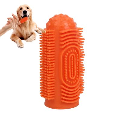 Dog Toothbrush | 360-Degree Bristles for Stain Removal