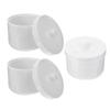 TEHAUX 3-Piece Plastic Manicure Soaking Bowls for Nail Tools view 1