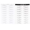 Waterproof Artificial Eyebrow Patches, 20 Pairs, Black view 1