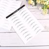 Waterproof Artificial Eyebrow Patches, 20 Pairs, Black view 3