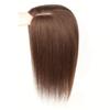 Human Hair Topper for Women, 13 x 15 cm, 20 in (50.8 cm), 7 x 10 cm Hand-Tied Lace Base, Clip-In Hairpiece, 75 g, Adds Hair Volume (Mocha Brown) view 1
