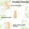 UIEXEA Wooden Hair Comb, Anti-Static Wide-Tooth Comb for Wet, Thick, or Curly Hair view 3