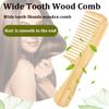 UIEXEA Wooden Hair Comb, Anti-Static Wide-Tooth Comb for Wet, Thick, or Curly Hair view 4