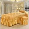 4-Piece Massage Table Cover Set, Purple, 190 x 70 cm view 2