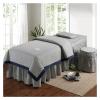 Massage Table Cover Set, 4 Pieces, Blue, 185 x 70 cm view 2