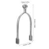 TOYANDONA 1 Pair English Stainless Steel Horse Spurs with Ball Bearings for Training, Competitions, and Leisure Riding view 2