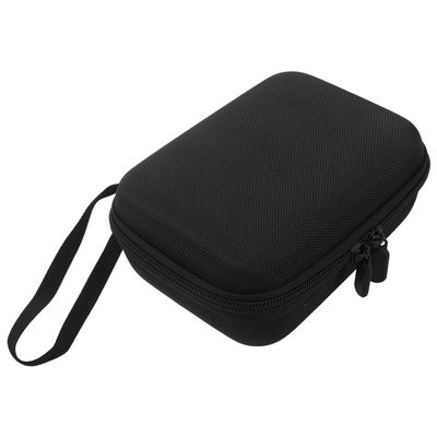 DECORNIJIA Insulin Vial Storage Box with 15 Compartments, Shock-Absorbing EVA Fabric, Insulated Cooling Bag, Black