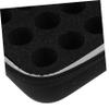 DECORNIJIA Insulin Vial Storage Box with 15 Compartments, Shock-Absorbing EVA Fabric, Insulated Cooling Bag, Black view 3