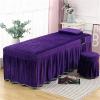 4-Piece Massage Table Cover Set, Flat Bed Sheet 70 x 190 cm view 4
