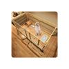 Dog Crate, Portable Sturdy Puppy Playpen, Foldable Indoor/Outdoor Pet Pen, Removable Fence for Small Dogs and Puppies (Gold, 120 x 60 x 60 cm) view 1