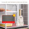 Dog Crate, Large Cat Cage with Litter Box and Wheels view 4