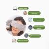 TCZDS Weighted Eye Mask, Double-Sided Soft Fabric, Green view 3