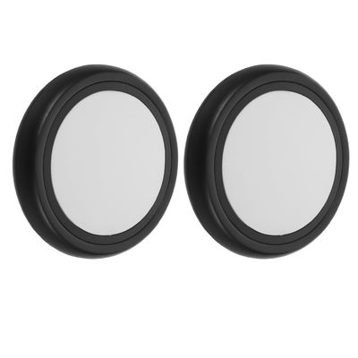 ORFOFE 1 Pair Replacement Rubber Rear Wheels for Strollers, Compatible with Buggies, Durable, Low Vibration, Easy to Install