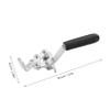 IWOWHERO Right-Side Wheelchair Parking Brake, Aluminum Alloy Clamp-On Handbrake view 2
