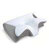 WSFYTAM Orthopedic Neck Therapy Pillow for Sleep Apnea, Snoring and Neck Support, Removable and Washable, Gray view 1