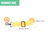 DECHOUS Adjustable Fabric Pet Door for Dogs and Cats, Yellow view 2