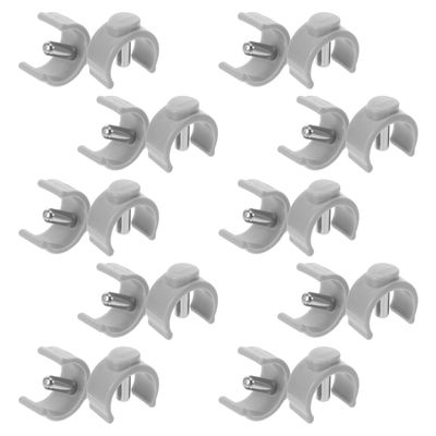 NOLITOY 20-Piece C-Shaped Clips for Folding Rollator Tubes