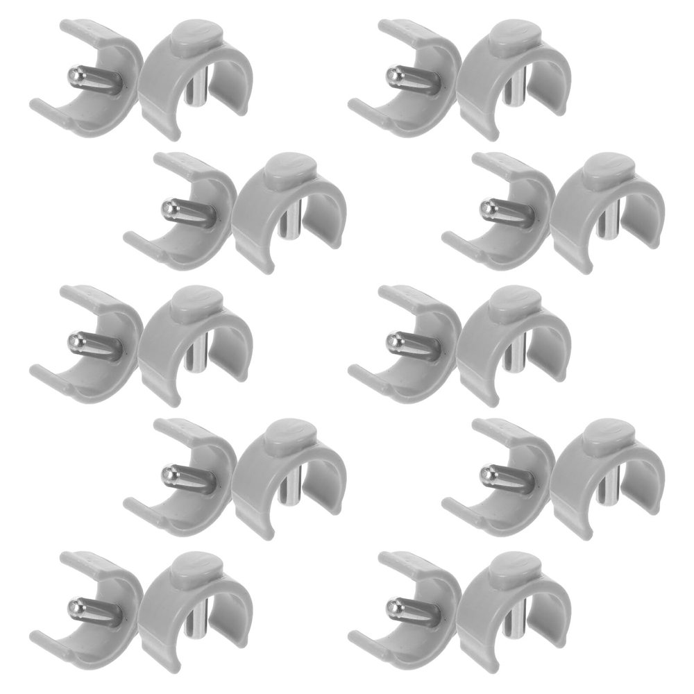 NOLITOY 20-Piece C-Shaped Clips for Folding Rollator Tubes