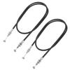 Homoyoyo 2-Piece Replacement Cables for Salon Chairs, 85 cm Flexible Pull Cables for Hydraulic Adjustment, Universal Hydraulic Accessories for Salon and Recliner Chairs view 1