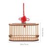 YARNOW Portable Wooden Grasshopper Cage view 2