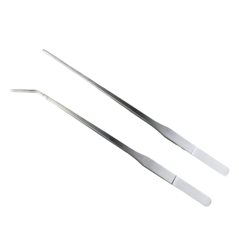 Long Aquarium Tweezers - Stainless Steel Feeding Tool for Reptiles