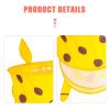 Animal-Shaped Hanging Bath Toy Storage Bag, Foldable, Yellow view 3