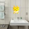 Animal-Shaped Hanging Bath Toy Storage Bag, Foldable, Yellow view 4